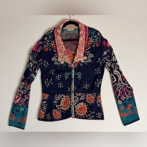 IVKO Women's Multicolor Patterned Blazer